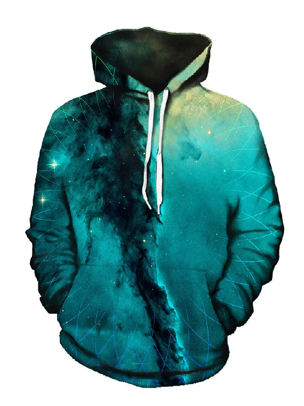 Geometric Cloud Cluster Pullover Hoodie Hoodie with Embroidery Detailed Premium