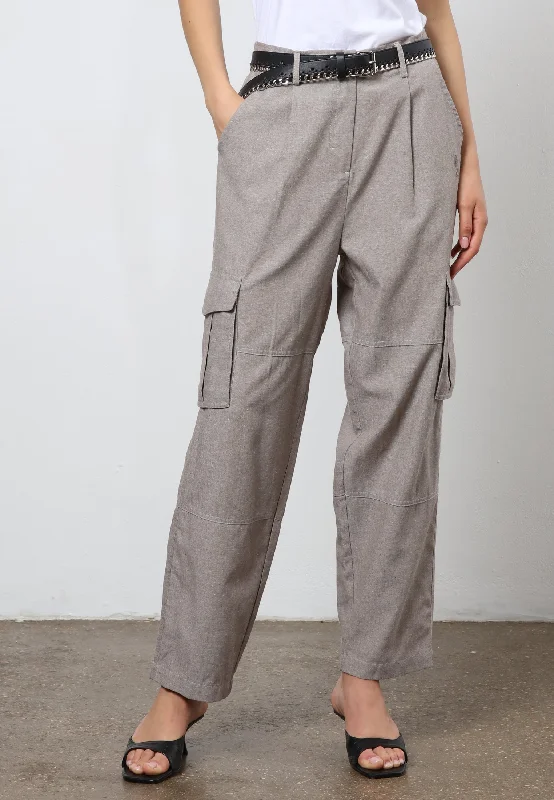 TRIBE TROUSERS BEIGE Trousers Sale Discount