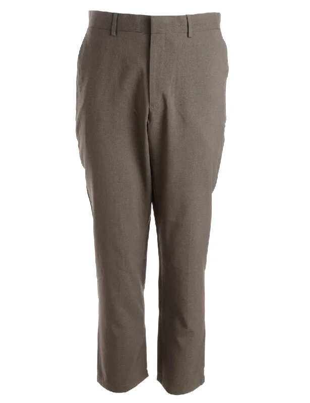 Reworked Lewis Cropped Smart Trousers - W36 Trousers Business Professional