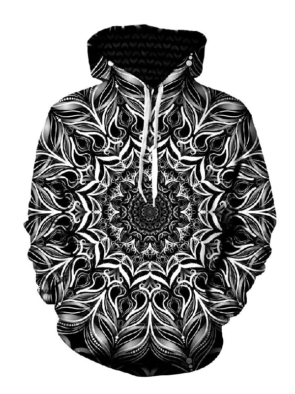 Tripped Out Pullover Hoodie Hoodie with Exposed Zipper Edgy Industrial