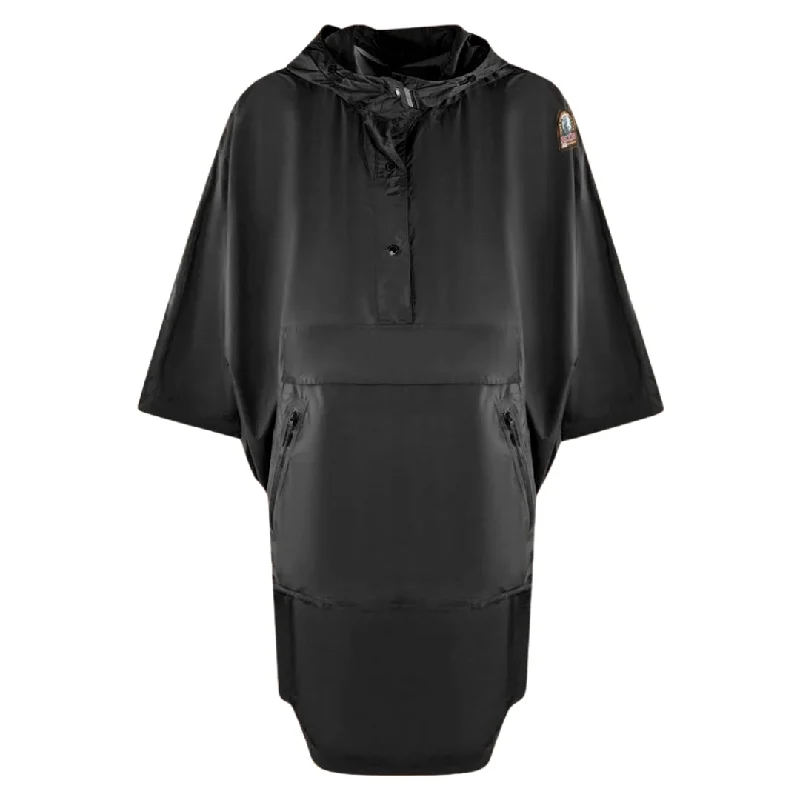 Parajumpers Angelou Black Pullover Jacket Bell Sleeve Stylish