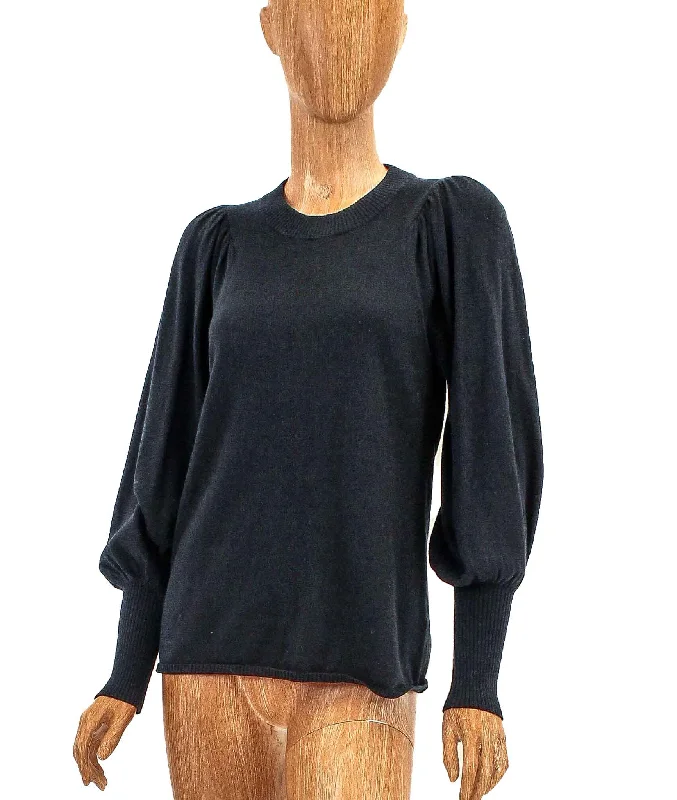 Blouse Knit Pullover V-Neck Stylish Pullover