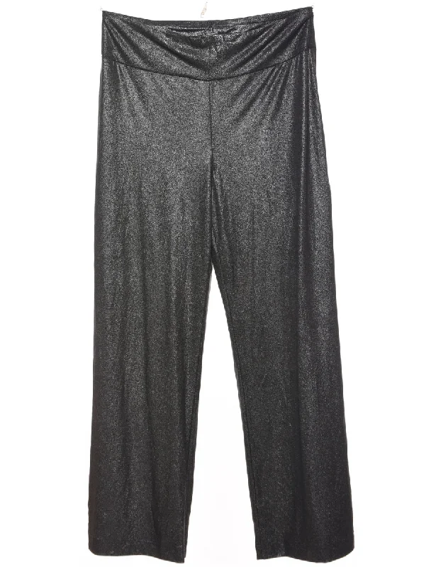Metallic Pattern Trousers - W31 L28 Trousers luxurious premium