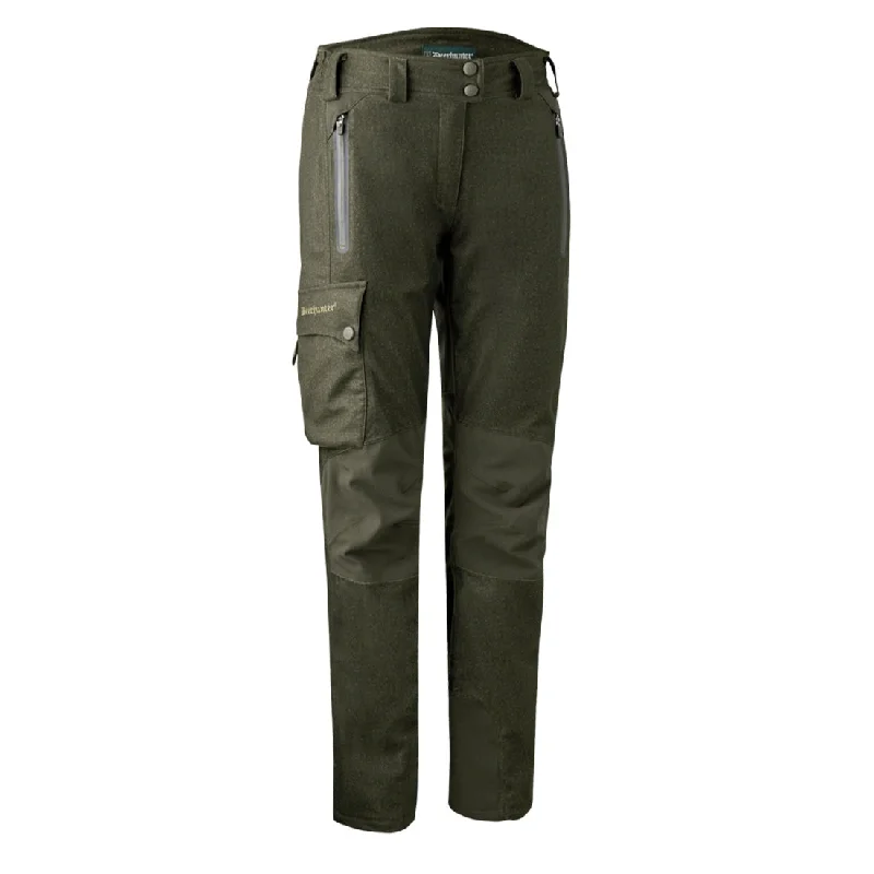 Deerhunter Lady Raven Trousers Elmwood Trousers Elastic Waist Soft