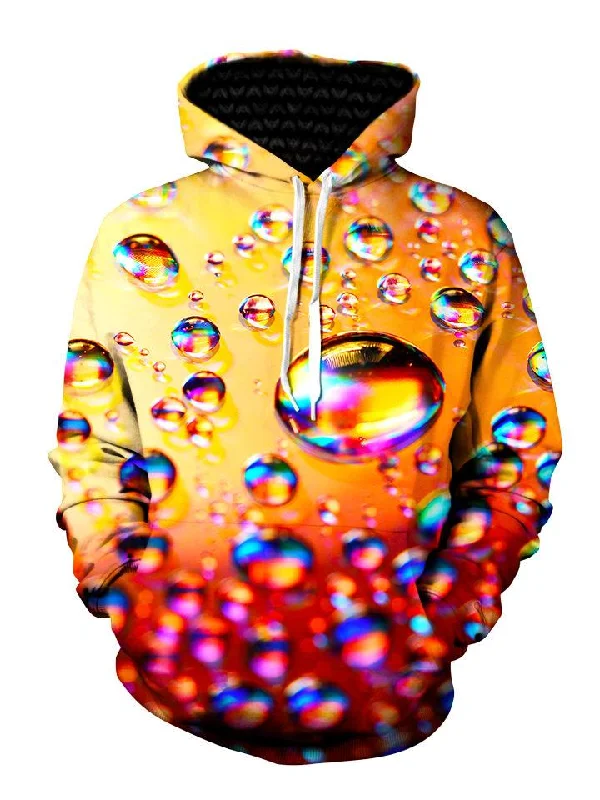 Bubbles Pullover Art Hoodie Hoodie with Set-In Sleeves Structured Classic