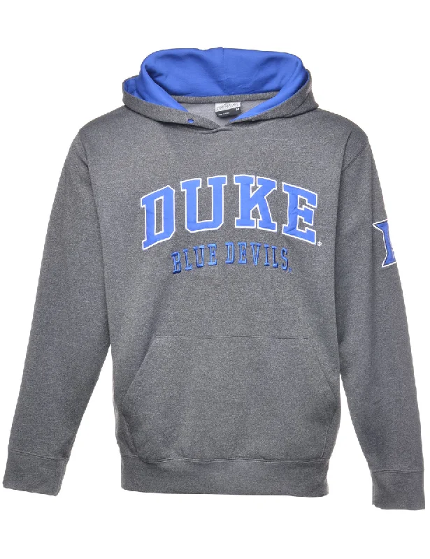 Duke Blue Devils Printed Hoodie Sweatshirt - M Hooded Sweatshirt Casual Wear Street Style