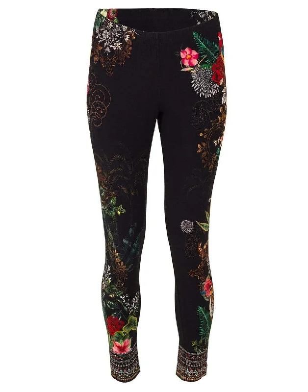 Raised with Wolves Leggings Stylish Stretch Print Leggings