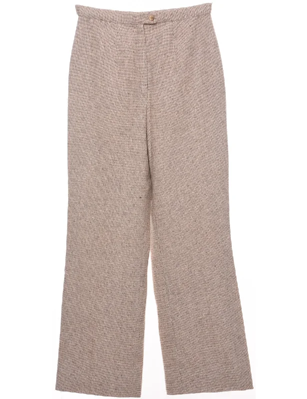Pendleton Light Brown Trousers - W26 L31 Trousers Ceremony Elegant