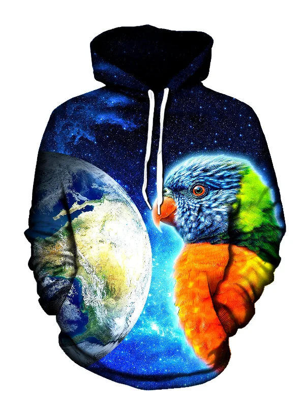 Mimic Unisex Hoodie Hoodie with Tie-Dye Psychedelic Retro