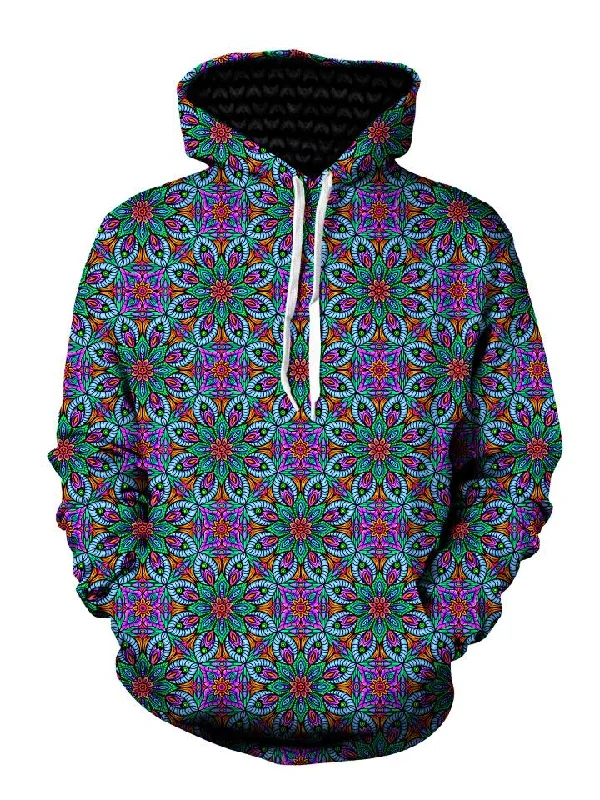 Octagasm Flower Fractal Mandala Pullover Hoodie Hoodie with Slim Fit Tailored Modern Octagasm Flower Fractal Mandala Pullover Hoodie Hoodie with Slim Fit Tailored Modern