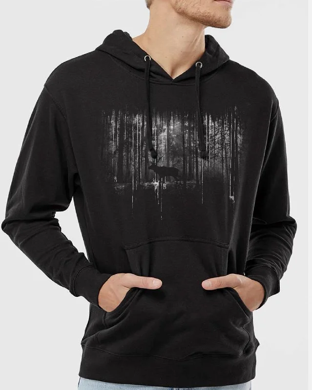 Unisex Forest Drip Hoodie Hoodie with Hem Patch Decorative Personalized