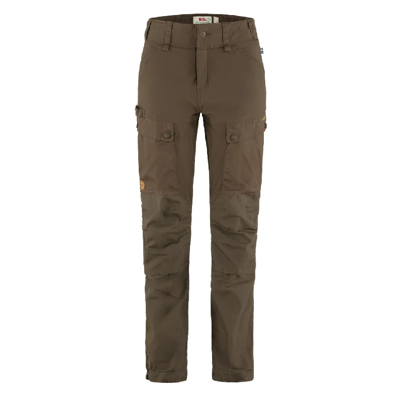 Fjallraven Womens Forest Hybrid Trousers Dark Olive Trousers trendy modern