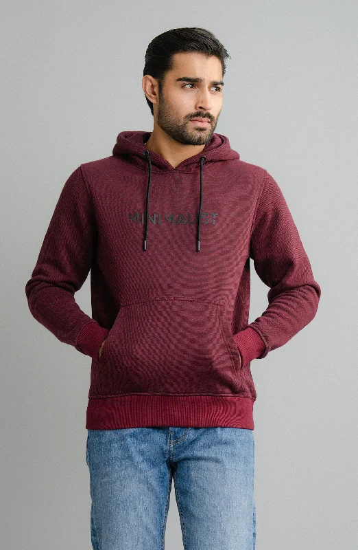 Pinstripe Hoodie Pullover Hoodie with Half-Zip Sporty Casual