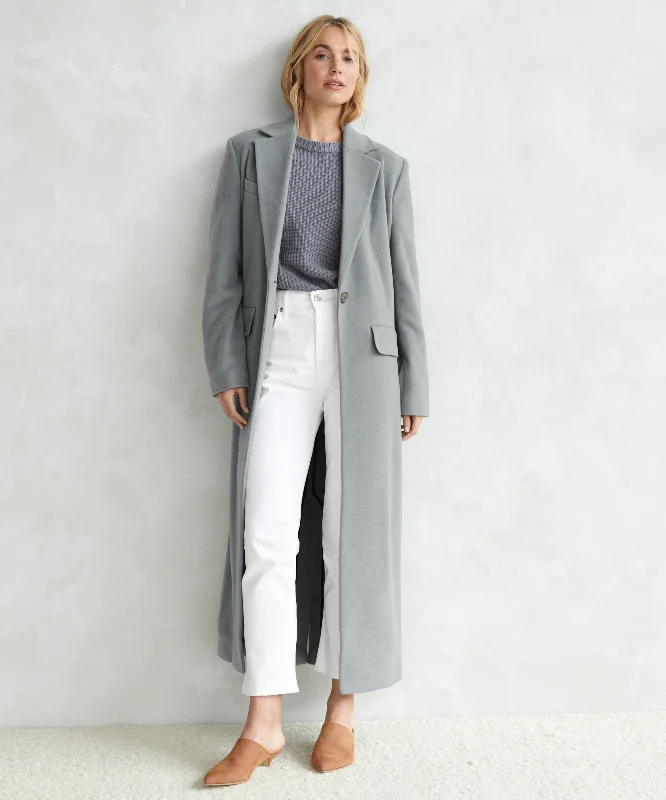 Wool Cashmere Coat Chenille Brocade Lace