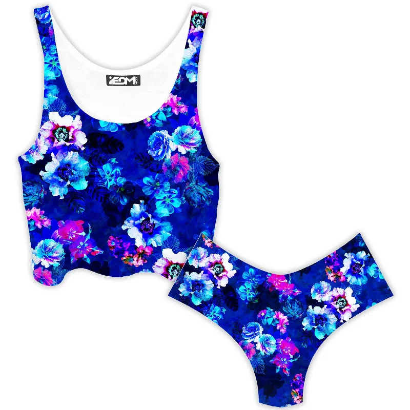 Enchanted Flora Crop Top and Booty Shorts Combo Terry Blend Velvet Blend Canvas Blend Enchanted Flora Crop Top and Booty Shorts Combo Terry Blend Velvet Blend Canvas Blend