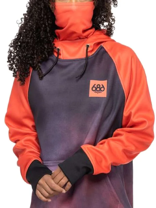 686 Ladies Bonded Fleece Pull Over Hoodie 2023 Hoodie with Tied Waist Feminine Flattering 686 Ladies Bonded Fleece Pull Over Hoodie 2023 Hoodie with Tied Waist Feminine Flattering