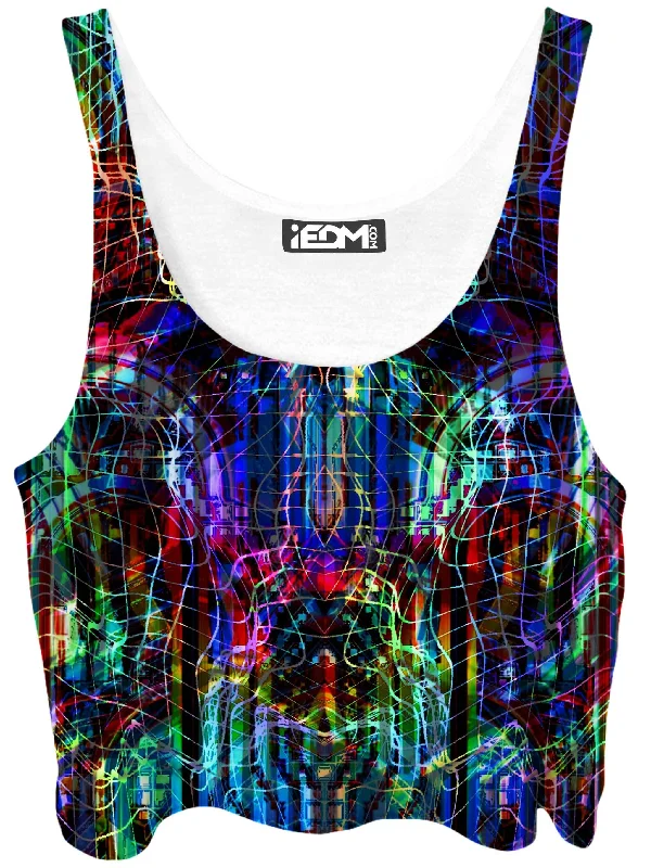 Manifest Processor Crop Top Nylon Fabric Polyester Fabric Spandex Fabric