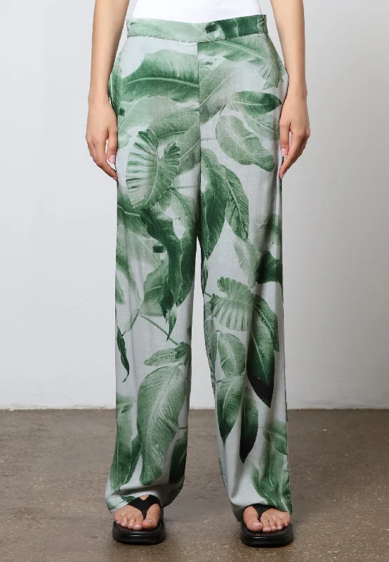 TIME TROUSERS BOTANIC GREEN Trousers Favorite Customer