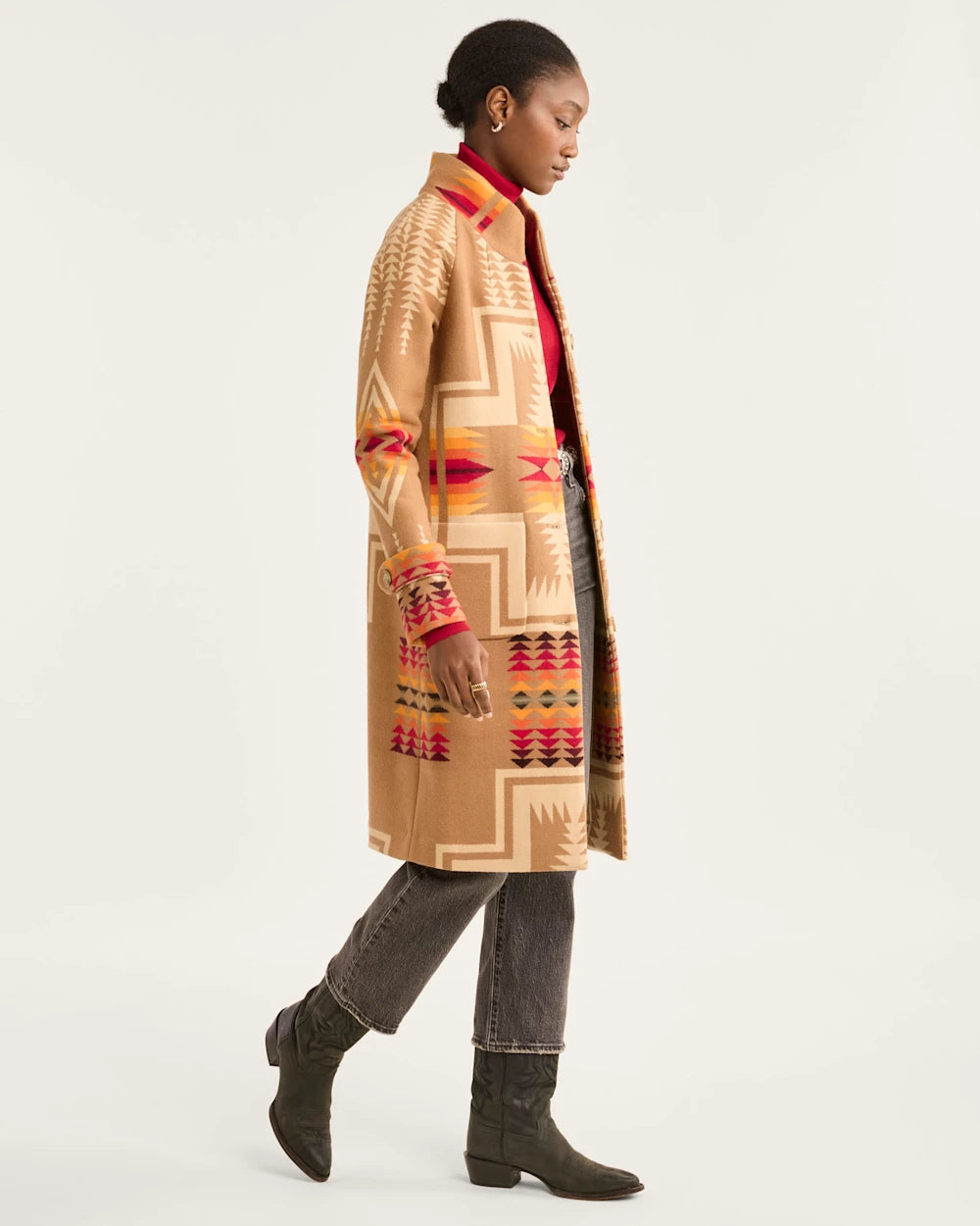 1930's Archive Coat empire Basque Peplum