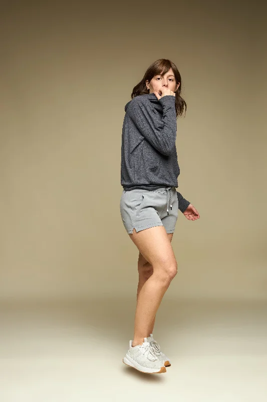 Seaside Pullover Hoodie Wrist Length Sleeve