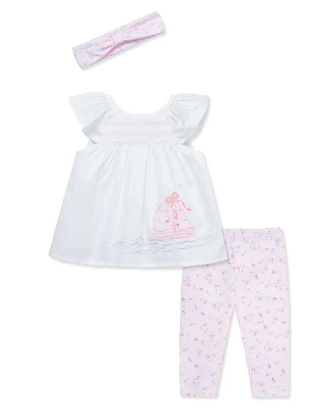 Rosy Breezy Tunic & Legging Set Trendy Sports Performance Leggings