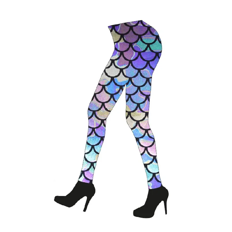 Mermaid Leggings Trendy Minimalist Leggings