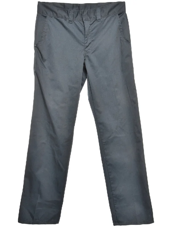 Navy Trousers - W36 L34 Trousers Polka Dot Cute