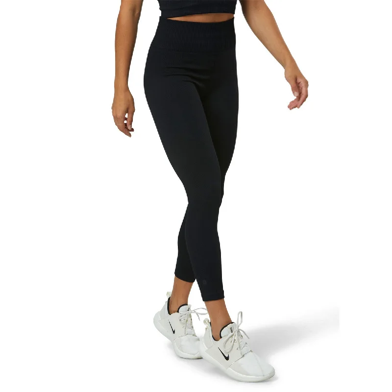 Gym+Coffee Lotus Chevron 7/8 Leggings - Womens - Black Trendy Adjustable Waist Leggings Gym+Coffee Lotus Chevron 7/8 Leggings - Womens - Black Trendy Adjustable Waist Leggings