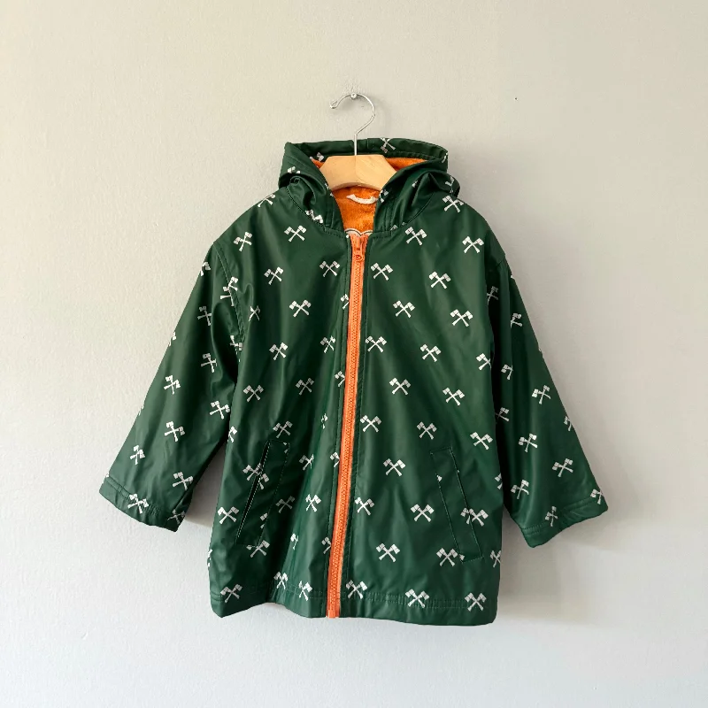 Hatley / Lined rain coat / 4T Hooded Jacket Zipper Jacket Button Jacket