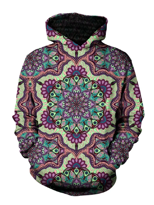 Muave Mania Pastel Retro Mandala Pullover Hoodie Hoodie with Logo Branding Identity