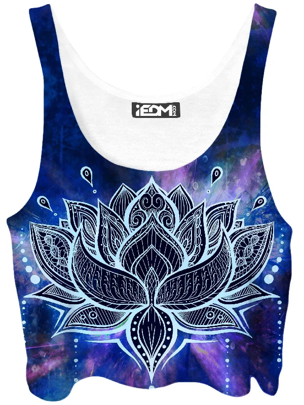 Lotus Crop Top Hooded Caped Shawl Collar