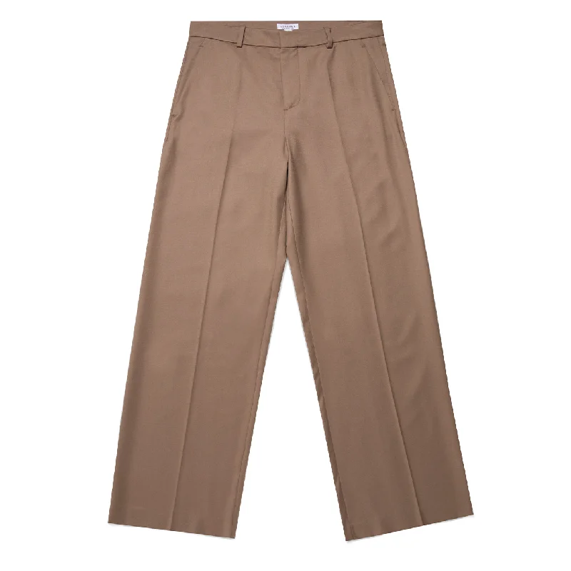 Sunspel Womens Tailored Trouser Light Camel Trousers Bestseller Popular