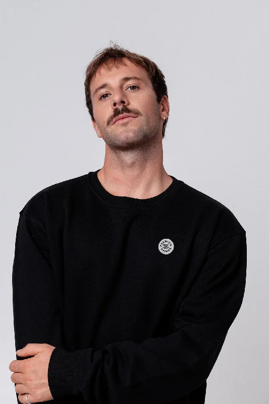 Fashion Drinks | Bestickter Bio-Baumwoll Unisex Pullover Box Sleeve Comfort