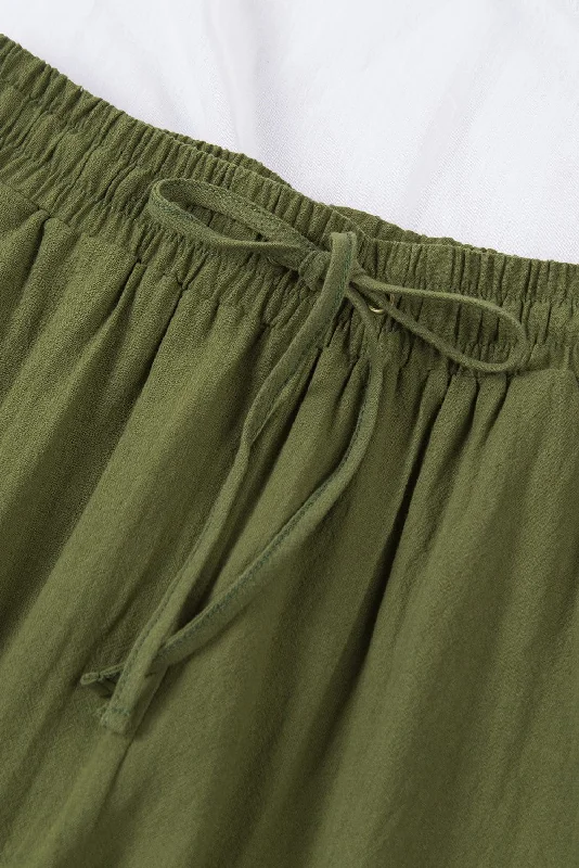 Trendy Linen Trousers Trousers Handmade Artisanal