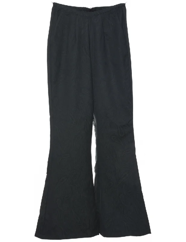 Paisley Pattern Trousers - W25 L29 Trousers Running Lightweight