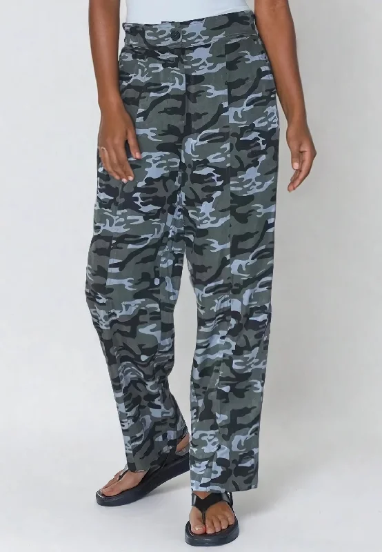 VIVID TROUSERS CAMO Trousers Brand Named