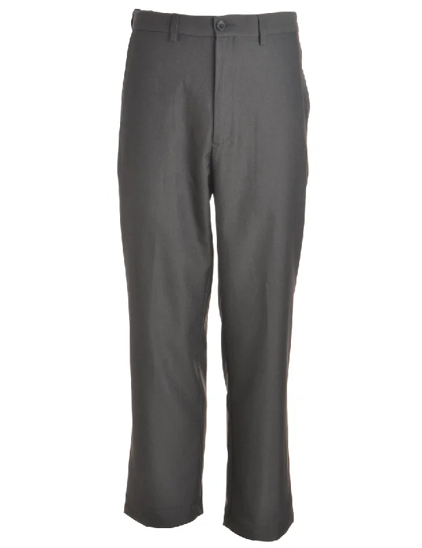 Reworked Lewis Cropped Smart Trousers - W34 Trousers Gym Athletic