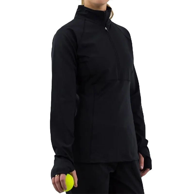FILA Essential Womens Tennis Half Zip Pullover Keyhole Neck Pullover
