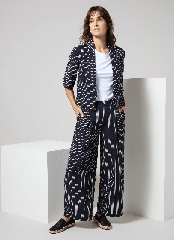 Clarette Pleated Trouser (28" Inseam) Trousers Fall Fleece