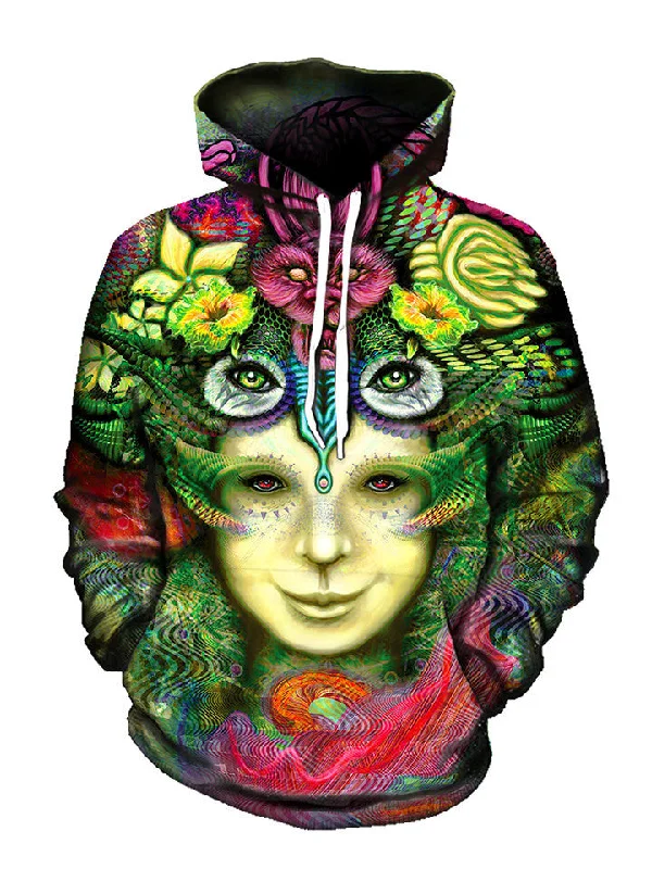 Blossoming Mind Pullover Art Hoodie Graphic Hoodie Design Print