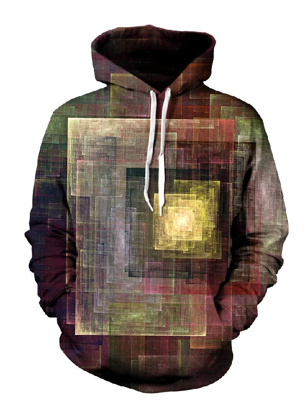 Colorful Impression Pullover Hoodie Hoodie with Zipper Placket Modern Functional