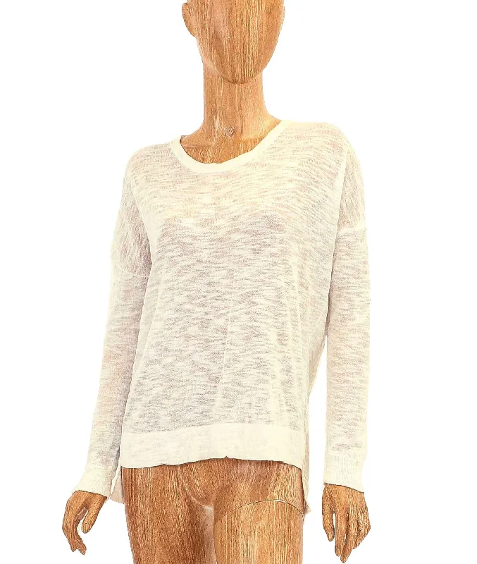 Semi Sheer Pullover Tank Slouchy Comfort Pullover
