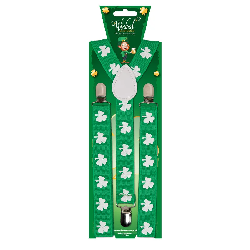 St Patrick's Day Trouser Braces Trousers Spring Floral