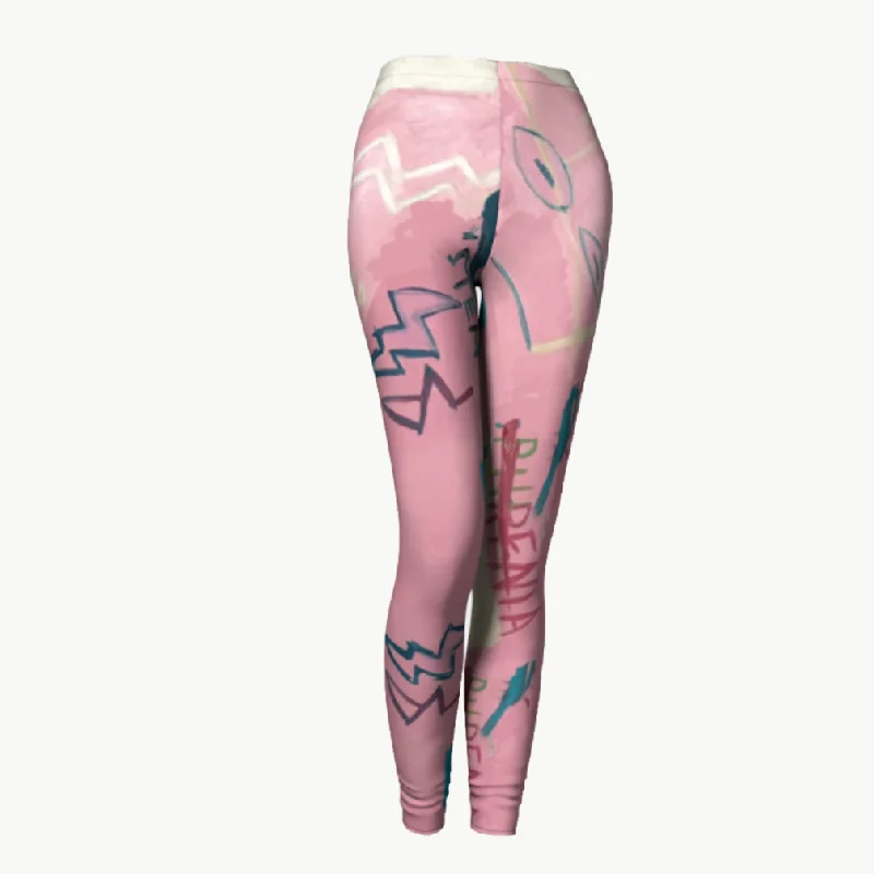 Leggings - galina Fashionable Ribbed Knit Leggings