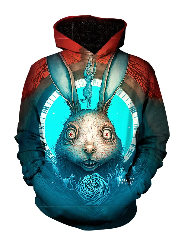 Evanescent Riddles Unisex Pullover Hoodie Hoodie with Button Placket Classic Preppy