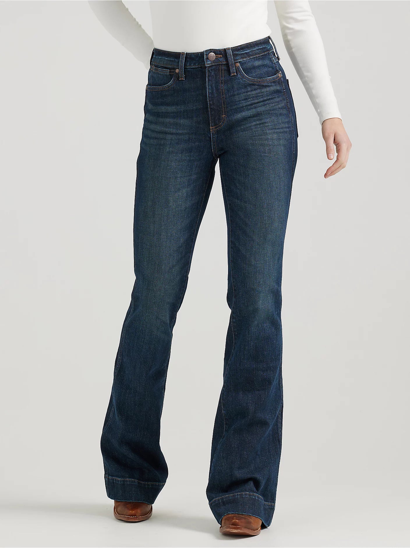 Women's Wrangler Retro Bailey High Rise Trouser Trousers practical durable