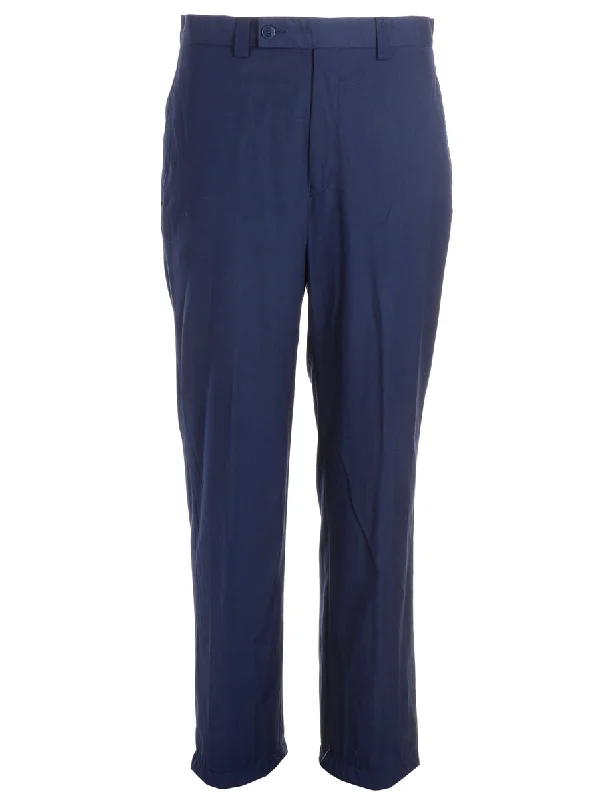 Reworked Lewis Cropped Smart Trousers - W28 Trousers Leisure Comfortable
