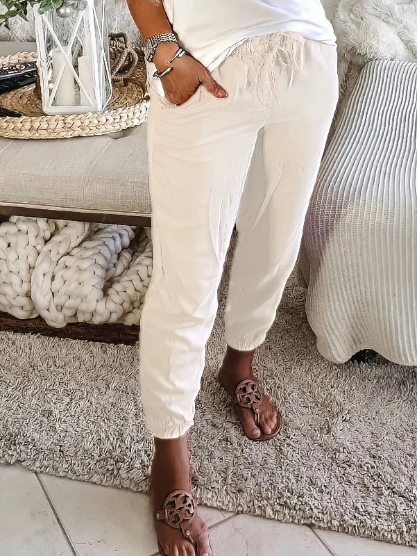 Casual Linen Trousers Trousers Sale Discount