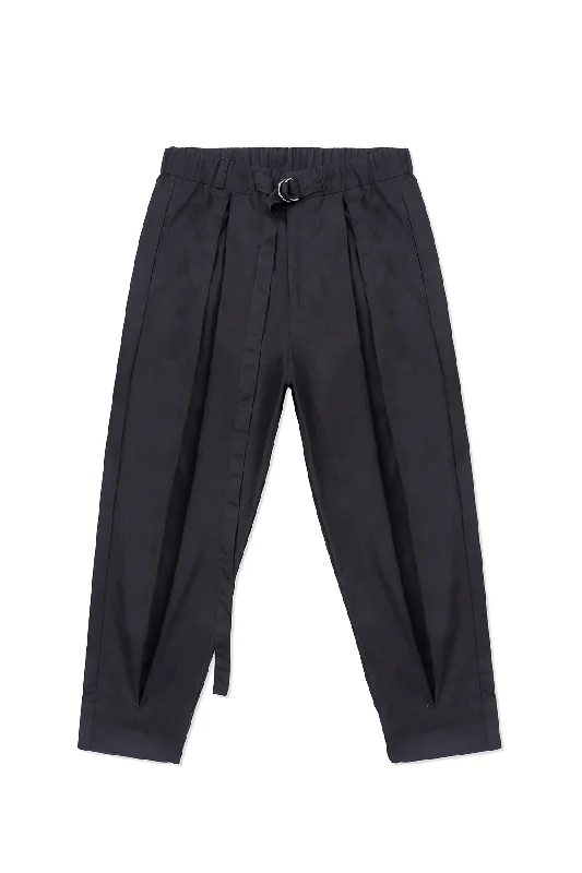 BELTED TROUSERS IN BLACK Trousers Business Professional