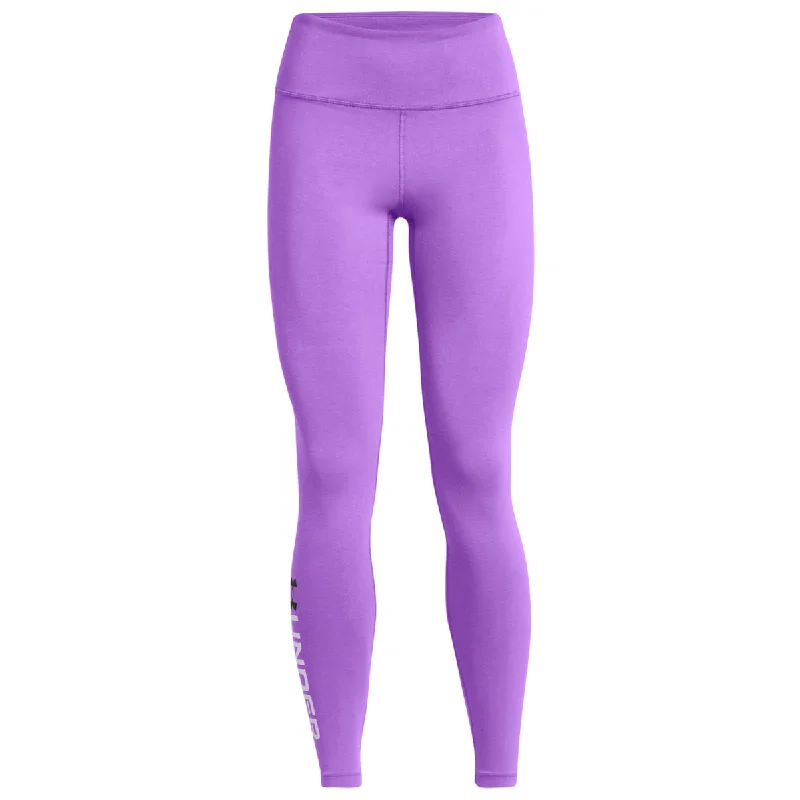 Under Armour Campus Graphic Leggings - Womens - Lavish/White Trendy Black Mesh Leggings